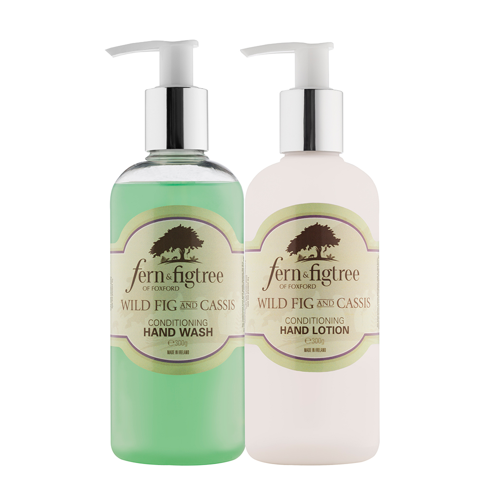 Fern and Fig Tree Wild Fig & Cassis Hand & Body Wash, Hand & Body Lotion